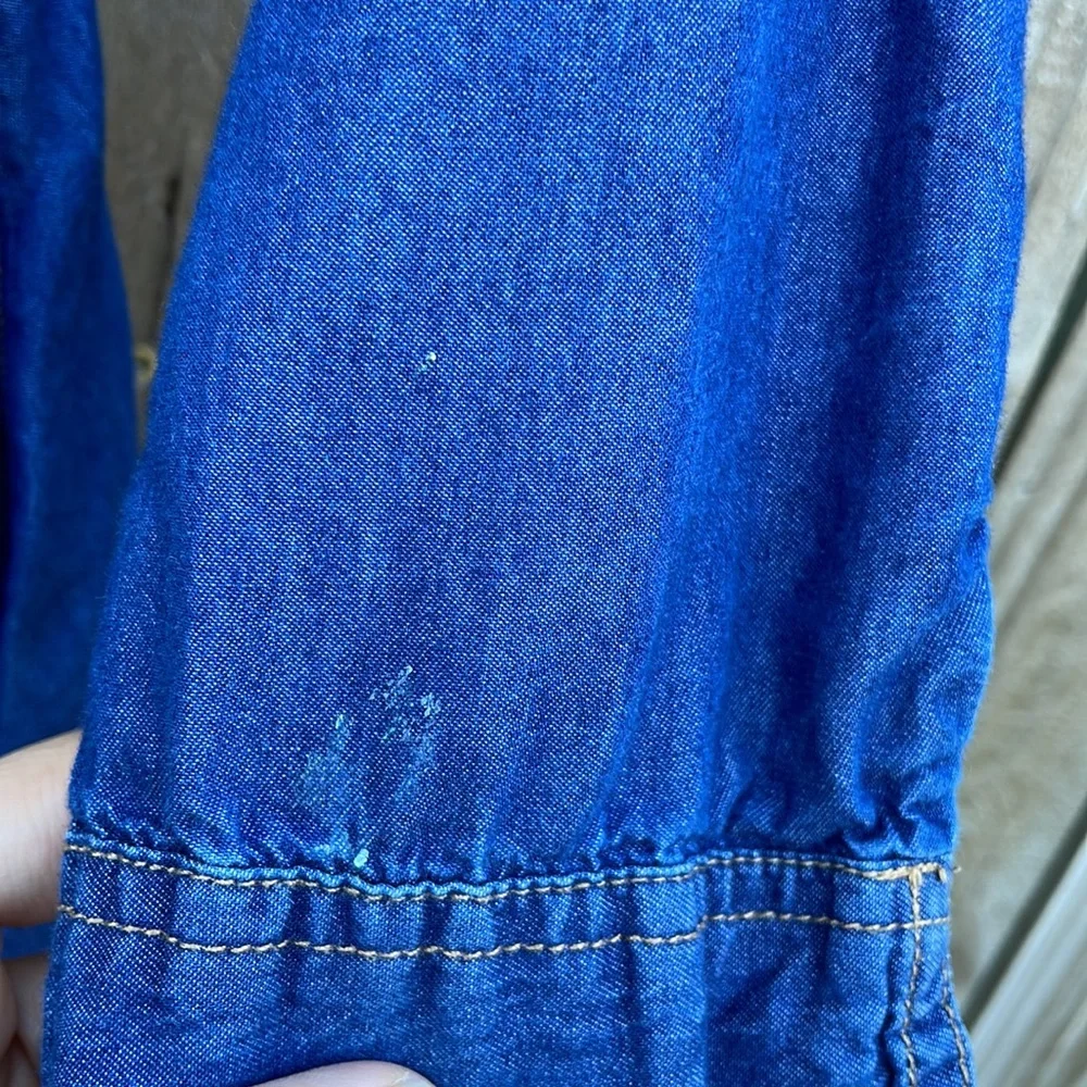 Justice chambray shirt